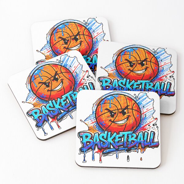 Item preview, Basketball Graffiti Cartoon | Urban Ball Sticker designed and sold by AstronautMerch.