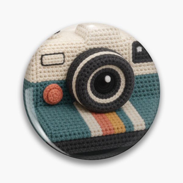 Item preview, Cute Crochet Camera Yarn Art designed and sold by Rob Hopper | RoboRob001.