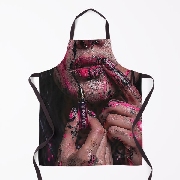 Item preview, Neon Danger - Grunge Punk Makeup & Bold Pink Aesthetic Art designed and sold by abanoubnabil.