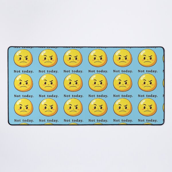Item preview, Nope Not Today Angry Emoji designed and sold by GaffaDesigns.