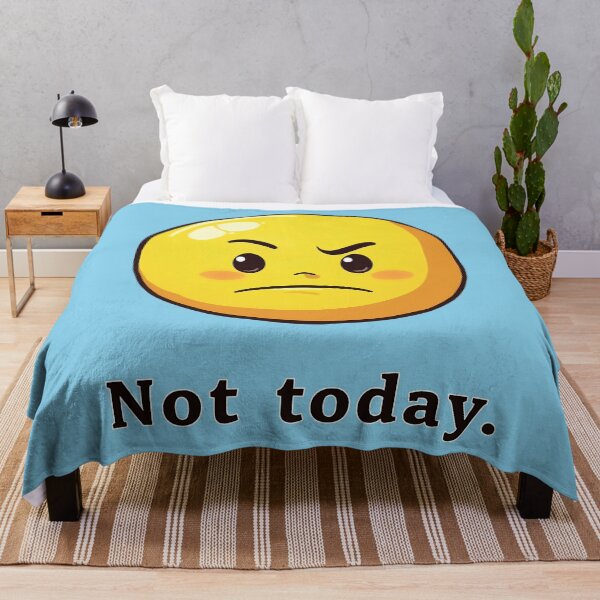 Item preview, Nope Not Today Angry Emoji designed and sold by GaffaDesigns.
