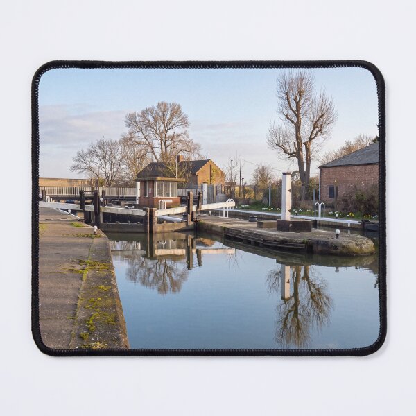 Item preview, Ponders End Lock, River Lee Navigation, Enfield designed and sold by ArtworkNorth.
