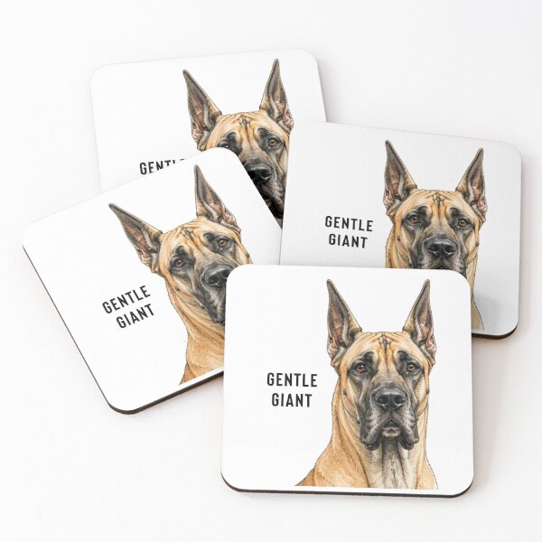 Item preview, Gentle Giant Great Dane Dog Art designed and sold by PAPIRO SIGLO XXI.
