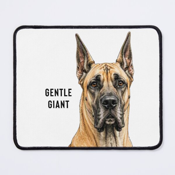 Item preview, Gentle Giant Great Dane Dog Art designed and sold by PAPIRO SIGLO XXI.
