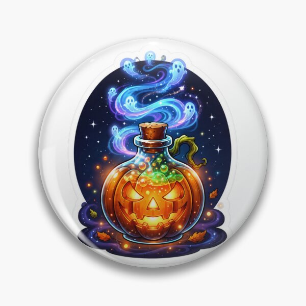 Item preview, Pumpkin Potion Bottle | Halloween Potion | Jack O Lantern Potion | Spooky Magic | Witch Potion | Cute Halloween Art designed and sold by MrDev.