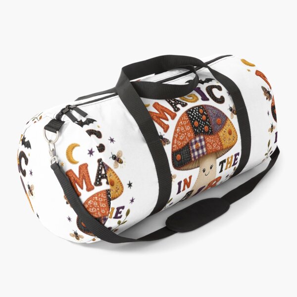 Item preview, Magic In The Air Patchwork Mushroom Halloween Badge Patch Design designed and sold by Panom Suavichien.