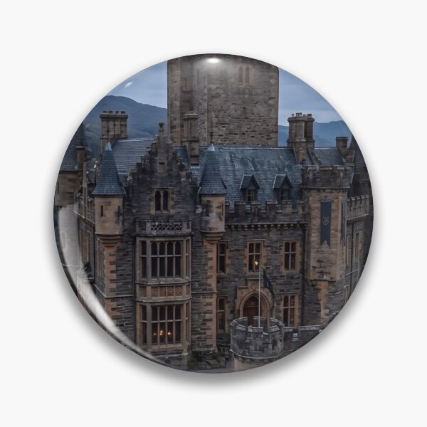 Item preview, Moody Isolated Gothic Castle at Twilight designed and sold by dreamhomes05.