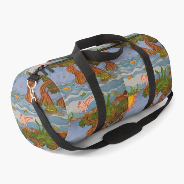 Item preview, Whimsical Mangrove Lagoon with Axolotl and Sea Life designed and sold by PEACELOVERSART.