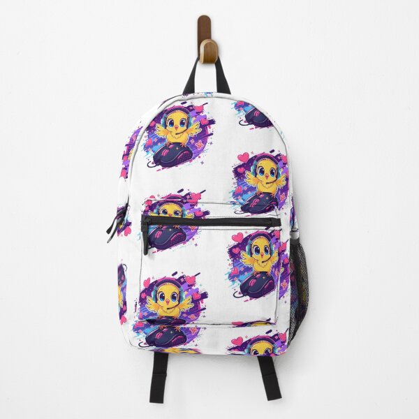 Item preview, Cute Gamer Chick Sticker | Kawaii Gaming Chick with RGB Headset & Gaming Mouse | Anime Baby Bird Gamer | Gaming Gift designed and sold by dreamz-world.