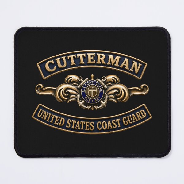 Item preview, USCG - Cutterman - Auxiliary w txt - 3D - Enhanced designed and sold by Military Insignia Products.
