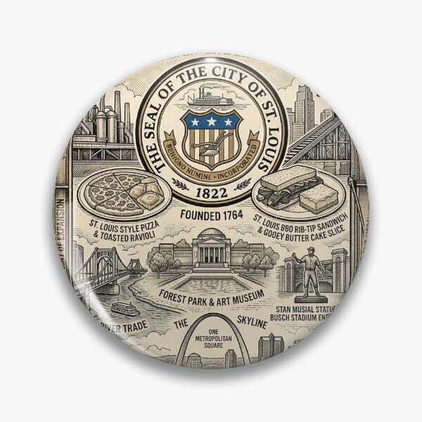 Item preview, Retro Saint Louis, Missouri designed and sold by Frolicker.