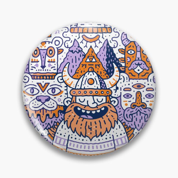 Item preview, Mystical Viking & Ancient Spirit Guardians designed and sold by Romgora.