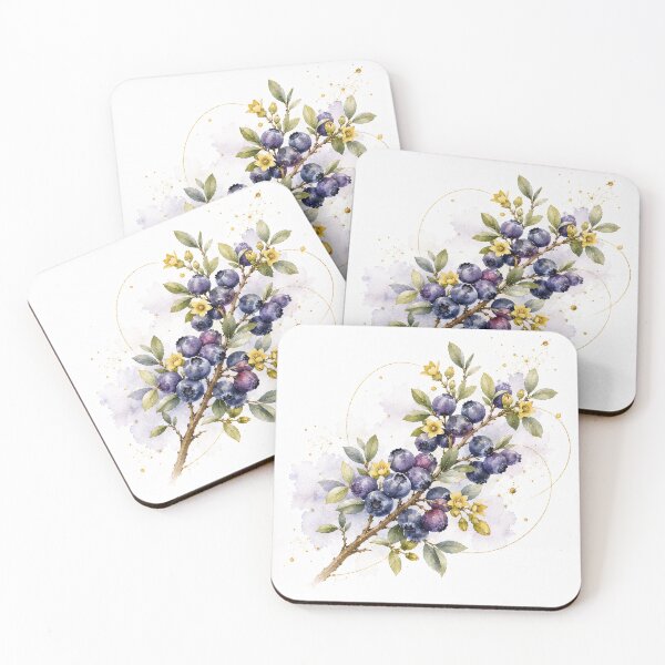Item preview, Calafate in Watercolor | Argentine Botany | Patagonian Botanical Illustration designed and sold by Esencia Argentina.