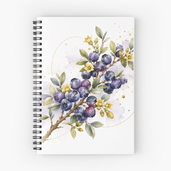 Item preview, Calafate in Watercolor | Argentine Botany | Patagonian Botanical Illustration designed and sold by Esencia Argentina.