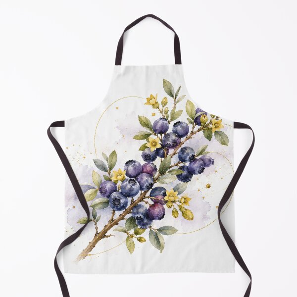 Item preview, Calafate in Watercolor | Argentine Botany | Patagonian Botanical Illustration designed and sold by Esencia Argentina.