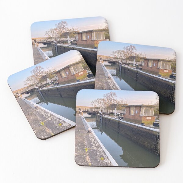 Item preview, Ponders End Lock, River Lee Navigation, Enfield, London designed and sold by ArtworkNorth.
