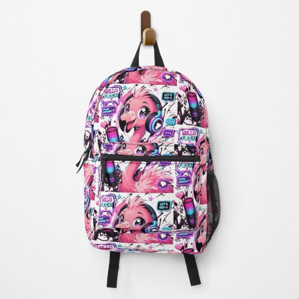 Item preview, Cute Flamingo Streamer Sticker | RGB Gaming Flamingo with Headset & Microphone | Kawaii Gamer Bird | Twitch Streamer Gift designed and sold by dreamz-world.