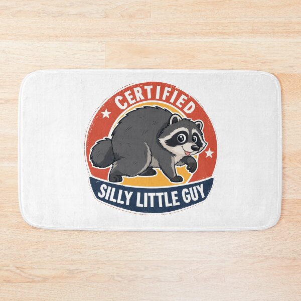 Item preview, Jimothy Certified Silly Little Guy - Funny Raccoon Badge Shirt designed and sold by Uglyandcute.