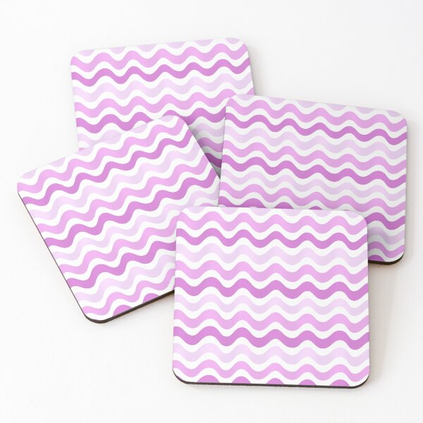 Item preview, 3D Abstract wave pattern- Light Purple shade designed and sold by Pattern Petals.
