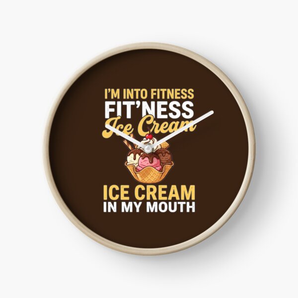 Item preview, I'm Into Fitness Fitness Ice Cream In My Mouth Funny Dessert T-Shirt designed and sold by PACS0011.