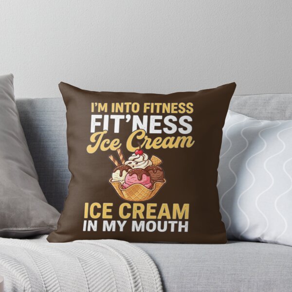 Item preview, I'm Into Fitness Fitness Ice Cream In My Mouth Funny Dessert T-Shirt designed and sold by PACS0011.