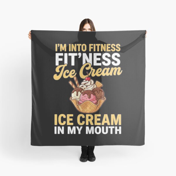 Item preview, I'm Into Fitness Fitness Ice Cream In My Mouth Funny Dessert T-Shirt designed and sold by PACS0011.