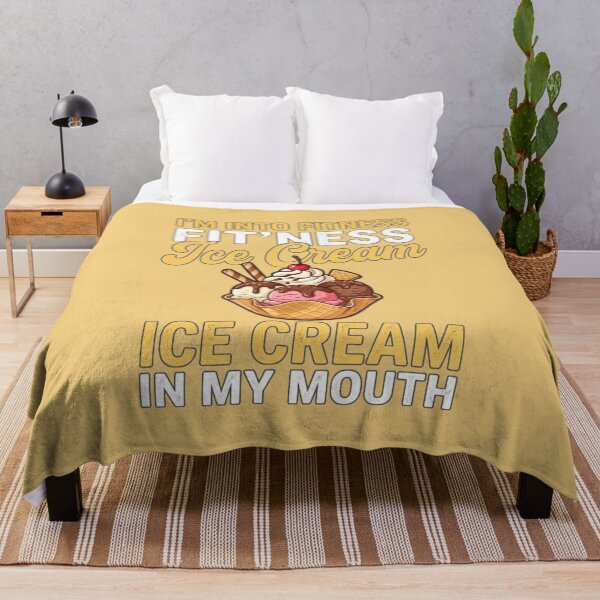 Item preview, I'm Into Fitness Fitness Ice Cream In My Mouth Funny Dessert T-Shirt designed and sold by PACS0011.