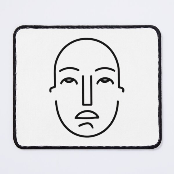 Item preview, Deadpan face design designed and sold by victhunderkk.
