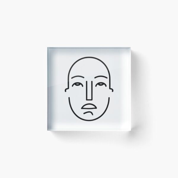 Item preview, Deadpan face design designed and sold by victhunderkk.