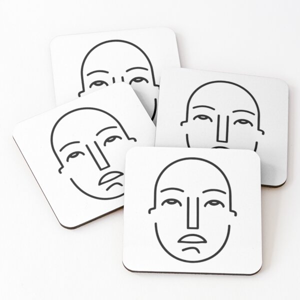 Item preview, Deadpan face design designed and sold by victhunderkk.