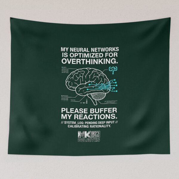Item preview, My Neural Networks Are Optimized for Overthinking T-Shirt | AI Engineer Shirt | Machine Learning Humor | Data Scientist Graphic Tee | Programmer Gift designed and sold by EIPTOW.