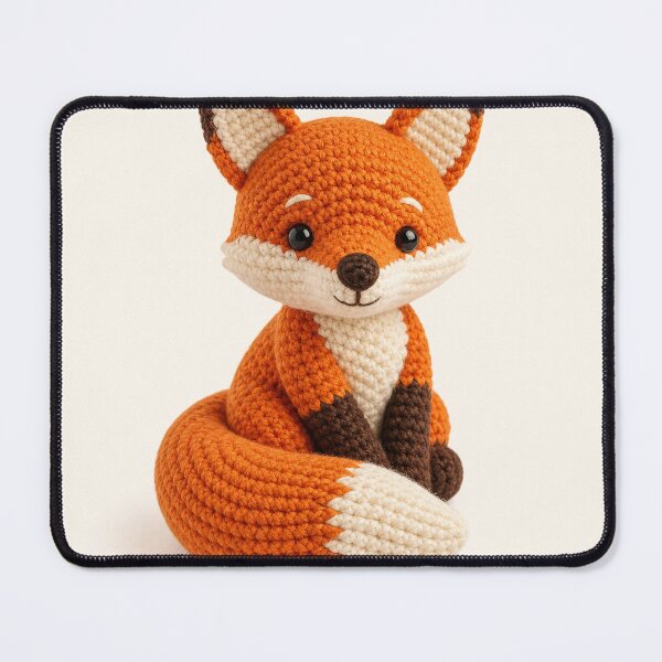 Item preview, Cute Crochet Fox Yarn Art designed and sold by Rob Hopper | RoboRob001.