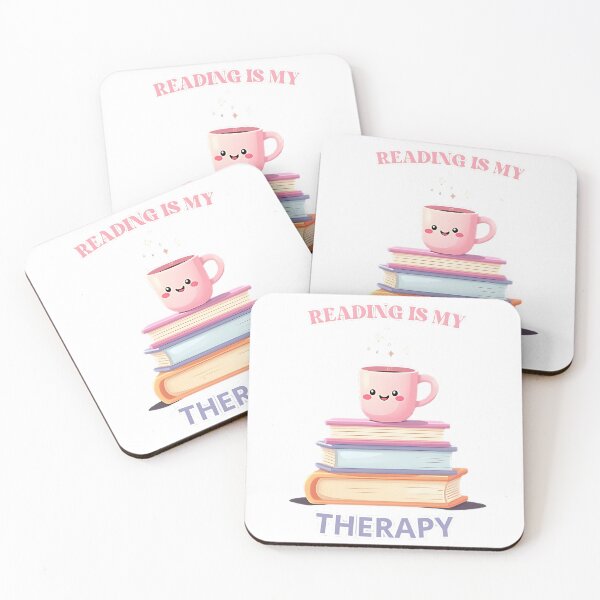 Item preview, Reading Is My Therapy - Books And Coffee Love designed and sold by AlruanceStudio.