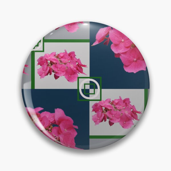 Item preview, Minimalist Vibrant Hydrangea Blossom Photo Collage designed and sold by JurateArt-DK.
