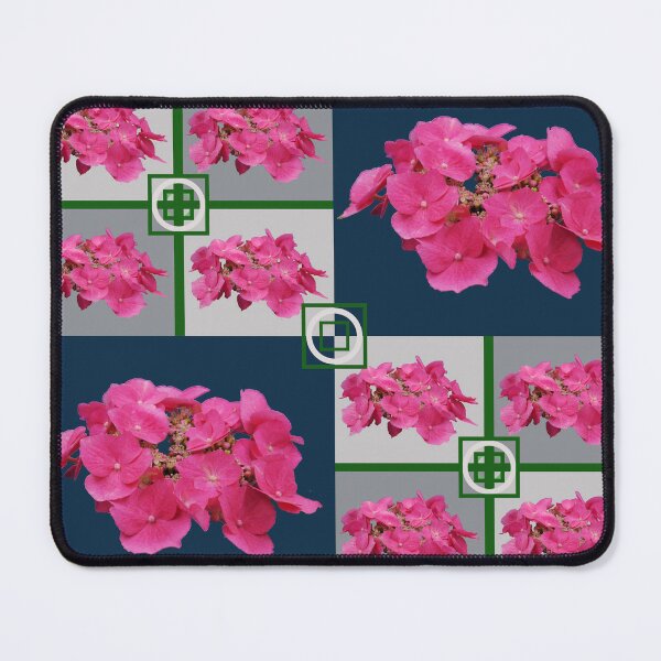 Item preview, Minimalist Vibrant Hydrangea Blossom Photo Collage designed and sold by JurateArt-DK.