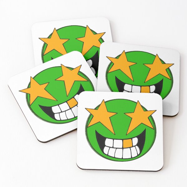 Item preview, Smiley face y2k graffiti stars green designed and sold by VANO!.