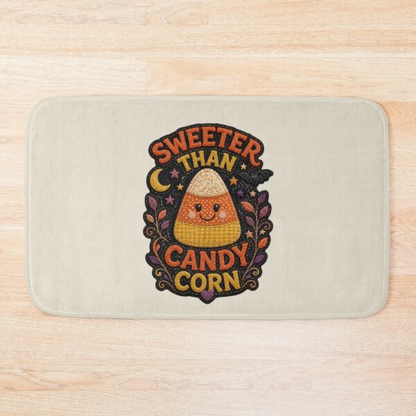 Item preview, Sweeter Than Candy Corn Patchwork Halloween Badge Patch Design designed and sold by Panom Suavichien.