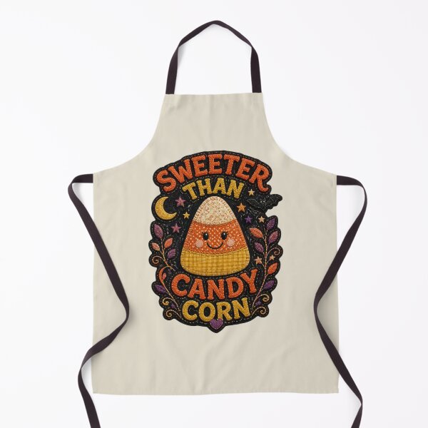 Item preview, Sweeter Than Candy Corn Patchwork Halloween Badge Patch Design designed and sold by Panom Suavichien.