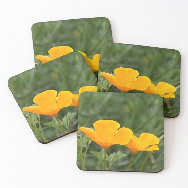 Item preview, Bright California Poppies in Green Field designed and sold by MiraNadaPrints.