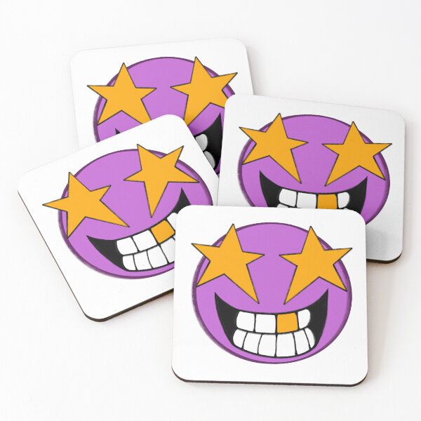 Item preview, Smiley face y2k graffiti stars purple designed and sold by VANO!.