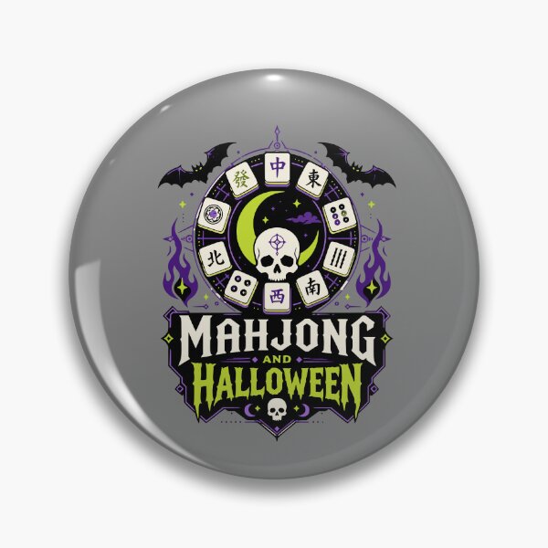 Item preview, Mahjong Social Club Retro Tile Game Design designed and sold by JansenGS.