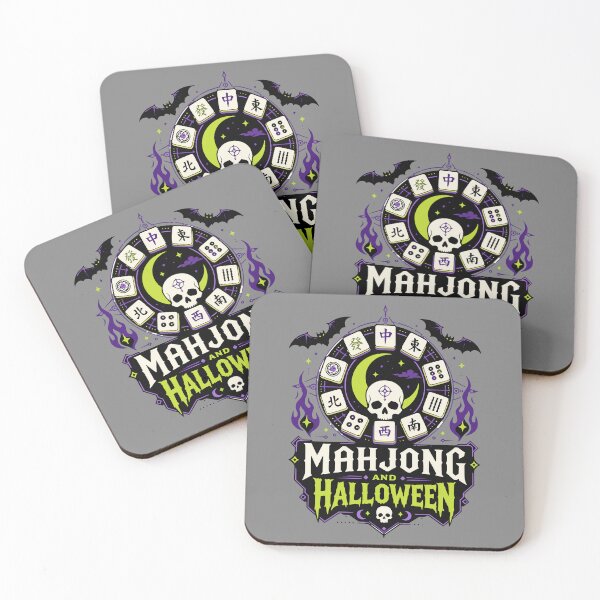 Item preview, Mahjong Social Club Retro Tile Game Design designed and sold by JansenGS.