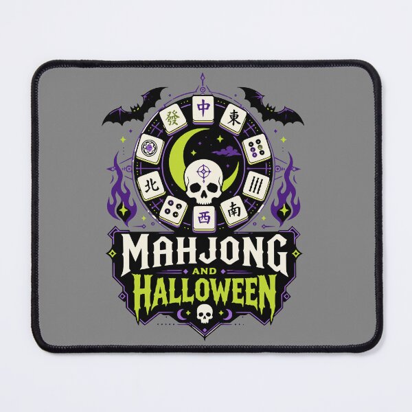 Item preview, Mahjong Social Club Retro Tile Game Design designed and sold by JansenGS.