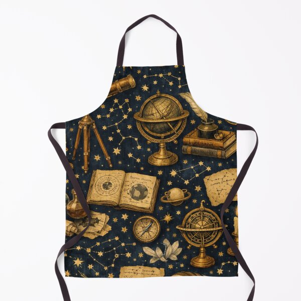 Item preview, Celestial Scholar Pattern – Dark Academia Astronomy Design designed and sold by Shadowframe Studios.