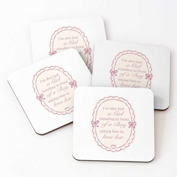 Item preview, I'm also just a girl standing in front of  a boy asking him to love her designed and sold by BingBangDesigns.