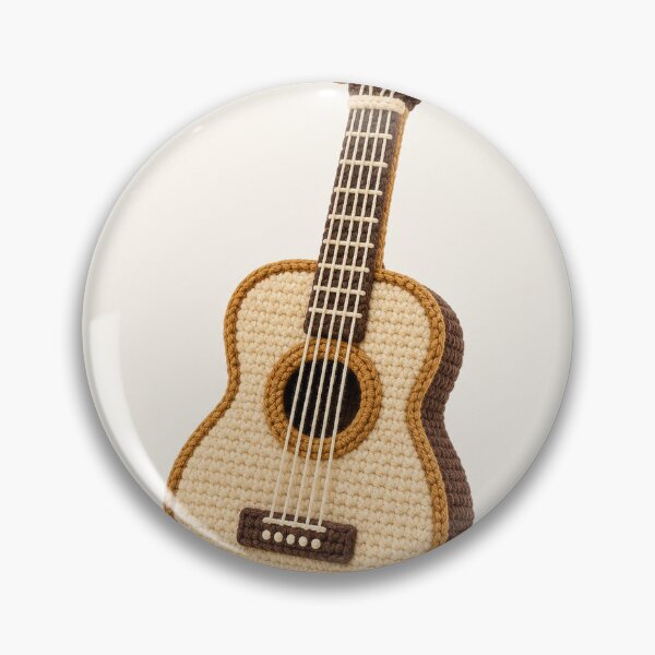 Item preview, Cute Crochet Guitar Yarn Art designed and sold by Rob Hopper | RoboRob001.