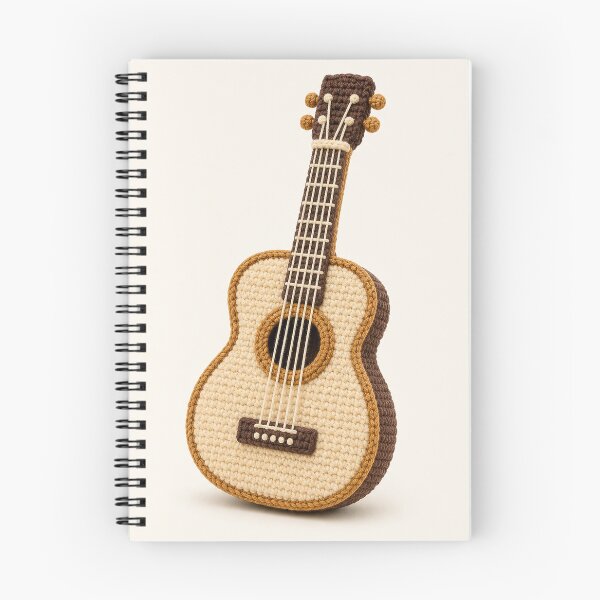 Item preview, Cute Crochet Guitar Yarn Art designed and sold by Rob Hopper | RoboRob001.