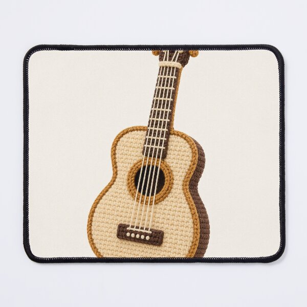Item preview, Cute Crochet Guitar Yarn Art designed and sold by Rob Hopper | RoboRob001.