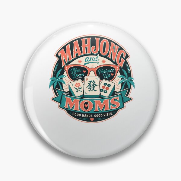 Item preview, Mahjong Social Club Retro Tile Game Design designed and sold by JansenGS.