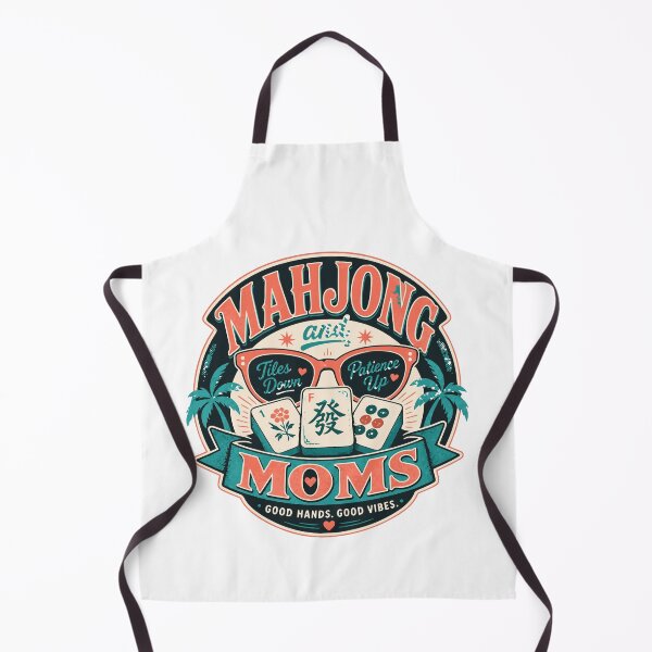 Item preview, Mahjong Social Club Retro Tile Game Design designed and sold by JansenGS.